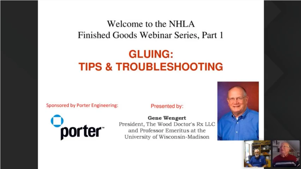Webinar - Finished Goods Webinar Series Part 1: Gluing Wood - Tips for Great Gluing Results